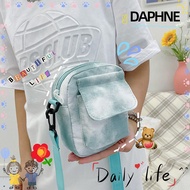 DAPHNE Small Shoulder Bags Casual Sky Blue Tie Dyeing Crossbody Bag