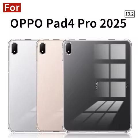 For OPPO Pad4 Pro 13.2 Inch 2025 Case Transparent Air-bags Soft Silicone Protection Shockproof Capa 