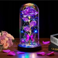 Mother's Day Flower Gift Give Mother's Day Flower Gift Give Mother's Day Rose in the Glass Dome, Mot