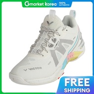 Victor | รองเท้าแบดมินตัน 2025 S82III NitroLite สีขาว สำหรับทุกเพศ