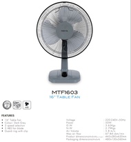 MISTRAL ✦ TIMER &amp; REMOTE STAND FAN ✦ TABLE FAN ✦ MTF1203 ✦ MTF1603 ✦ MSF1633 ✦ MSF1650R