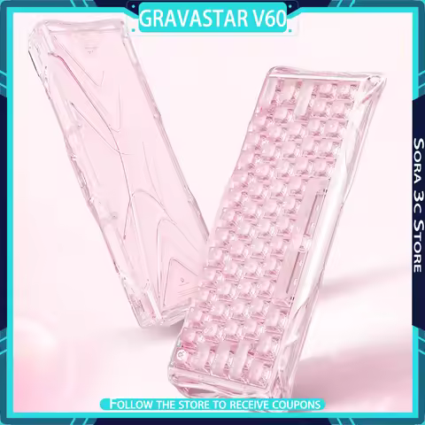 Valentine's Day Gift Gravastar V60 Hall Effect Keyboard 0.125ms Low Latency High Transparency PC Mat