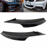 Carbon Fiber Front Bumper Splitter Spoiler For BMW E90 E91 328i 325i LCI M-Tech