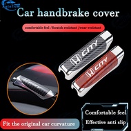 Car Handbrake Cover Carbon Fiber Decorative Brake Protection Cover Sports Brake  Decoration Personal
