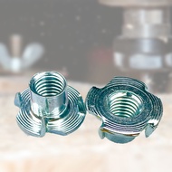 100pcs T NUT | TEE NUT | M6 CLAW NUT M6 Screw Nut
