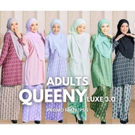 Sabella Baju Kurung Queeny, Queeny Luxe Luxe  dan Royal Saiz XS, S, M, L, XL, 2XL, 3XL, 4XL dan 5XL 