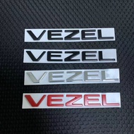 NEW 3D Metal VEZEL Letter Auto Car Emblem Badge Sticker Decal Replacement For Honda VEZEL