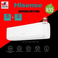 [MTO] HISENSE NON INVERTER R32 CBG | DBG | DKG SERIES AIRCOND (1.0HP, 1.5HP, 2.0HP, 2.5HP)