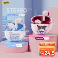 Realfit F2 Bluetooth Earphone Excellent Bass Wireless Earbuds with Mic Colorful Matching Headset 5H 