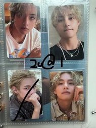 BTS V Layover jungkook golden 小卡