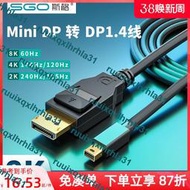 斯格miniDP轉DP線1.4版8K60hz顯卡迷你displayport轉hdmi線165hz