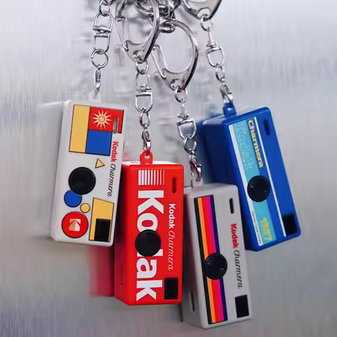 Kodak Charmera Keychain 1987 Mini Digital Camera 35MM/F2.4 Camera 1 PCS 5 Colors Randomly Shipped Co
