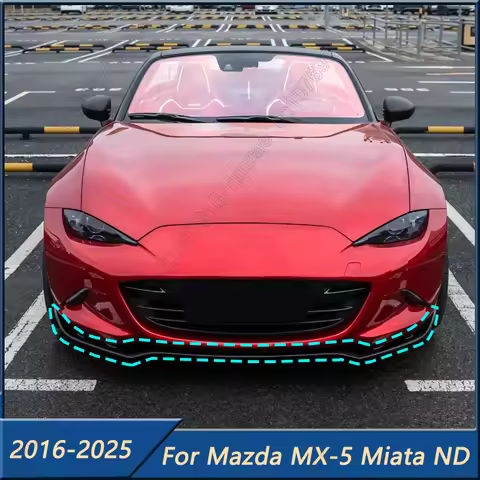 3Pcs Front Bumper Lip Diffuser Spoiler Splitter Protector Auto Accessories For Mazda MX-5 MX5 Miata 