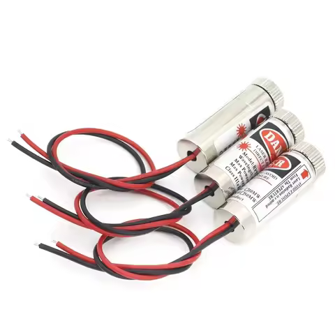 Laser Diode 650NM Laser Head 6MM 9MM 12MM Red Point / Line / Cross Laser Diode Laser Module 3V 4.5V 
