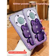 For Honor X9A Case Shockproof Electroplated Back Cover For Honor X9A Stand Phone Casing