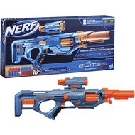 Hasbro NERF Elite 2.0 Eaglepoint RD-8 Blaster -- 8-Dart Drum, Detachable Scope and Barrel, 16 Darts 0423