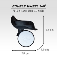 Part Koper : Roda 360 derajat OFFICIAL POLO MILANO KIRI