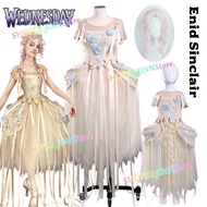 -JINN- ENID SINCLAIR Cosplay Outfit With Accessories | Masquerade Ball Attire & Wig Set