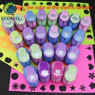 AQUAGEM Flower Furador, Random Color 7*6*4cm DIY Paper Cut Puncher, Punches Maker Labor Saving Large