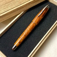 3952老山羊-那魯灣 黃花梨木 高清高亮版 彈鋼書法尖鋼筆