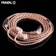 FAAEAL KBEAR Earphone Upgrade Cable 4N 4 Core Oxygen-free Copper  HiFi Sound Earbuds Replace Wire With MMCX/2Pin/QDC/TFZ Connector For KZ EDX ZS10 TRN MT1