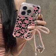 Butterfly Knot Lip Print Case For Realme Note 60 60X 13 Pro 13 C75 14 14T 5G C65S C75X 4G C61 Heart-