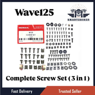 ( 3 in 1 ) Honda Wave125 Wave 125 Wave-125 / Wave125R Wave 125R Wave 125 R Body Cover Screw Full Com