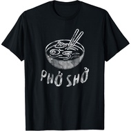 Men's cotton T-shirt For Sure Pho Sho Shirt Asian Food T-Shirt T-Shirt 4XL , 5XL , 6XL