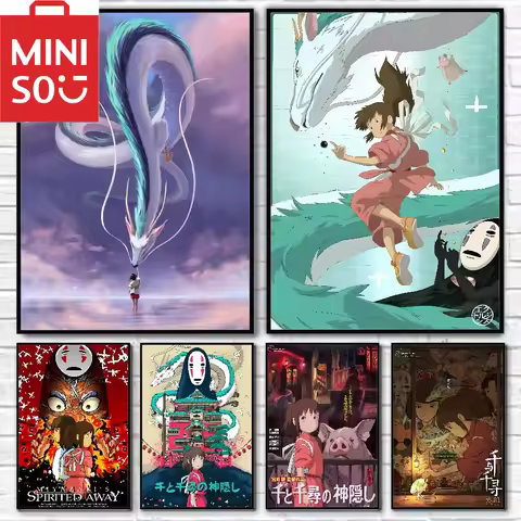 MINISO Movie S-Spirited A-AwayS Diamond Painting Mosaic Embroidery Cross Stitch Kit Home Decor 5D DI