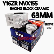 NVX155 Y16 RACING CERAMIC BLOCK 63MM 65MM BLOCK Y16 NVX LEO（DOME2.5MM]