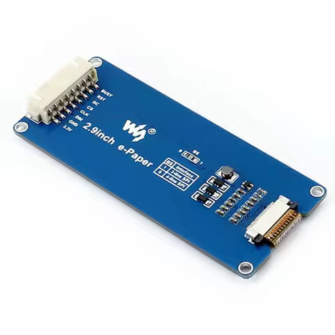 Waveshare 2.9 Inch E-Ink Display Local Refresh 296X128 Resolution SPI Communication Interface for Ra
