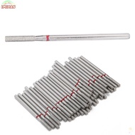 IMIHAN 50pcs Flat Head Nail Drill Bits, Flat Head Dead Skin Removal Nail Grinding Heads, Practical F
