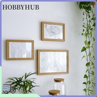 HOBBYHUB Photo Frame, Changeable Wall Decoration Wooden Kids Art Frame, Creative Memorial Rotatable 