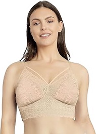 Women's Cobertura Completa Bra, Bare, Bare, 34DD