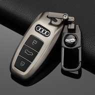 NEW TPU Car Key Case Cover Shell For Audi A3 A4 B9 A6 A7 4K A8 E-tron Q5 Q8 C8 D5 SQ8 Keychain Acces