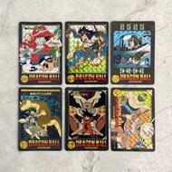 龍珠閃卡 風雲1代 一套6張 日版 Visual Adventure 第5彈 閃咭 萬變卡 Carddass 激鬥本彈 鳥山明