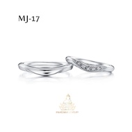 MAHESWARI JEWELRY - V SHAPE WEDDING RINGS SILVER RINGS MJ-17 COUPLE RINGS