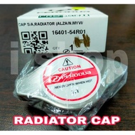 Radiator Cap ORIGINAL R126 1.1（16401-54R01）Perodua Myvi Lagibest Icon Alza Kelisa Kenari