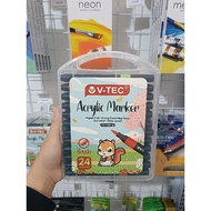 V-tec Acrylic Marker 24pcs / Acrylic Marker / Acrylic Marker / Marker / Pen Marker