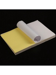 40張白色a4自黏式噴墨與雷射印表機印刷標籤貼紙,適用於運輸及手寫信息