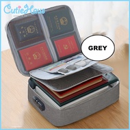 Cutiehaus Document Storage Bag Organizer Household Files Folder Multifunction Ticket Passport Card C