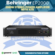 BEHRINGER EUROPOWER EP2000 2000W Stereo Power Amplifier with ATR