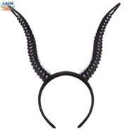 CAUSI Antelope Horn Headpiece, Black Demon Devil Horn Headpiece,  Witch Headdress Devil Queen Sheep 