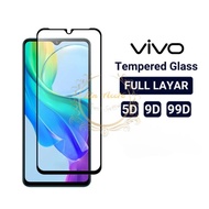 LAYAR Tempered Glass Full Screen 9D Vivo Y29 Y28 Y20 Y20s Y20i Y20G Y20s Y21 Y21s Y21T Y21a Y22 Y22s