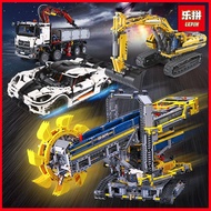 LEPIN 20005 20015 20007 23006 technic series New car truck Building blocks Brickss 42055 8043 42043