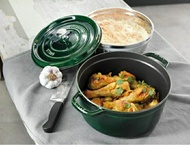 法國品牌 - Staub Round Cocotte 圓形鑄鐵鍋 20cm (2.5L) / 22cm (2.6L) / 24cm (3.7L) / 26cm (4.8L) / 28cm (5.9L)