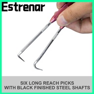 ESTRENAR 2pcs Oil Seal Driver Hook, Vehicle Screwdrivers Repairing Pick Tool Set for Car Auto Oil Se