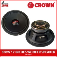 Crown HW-1250 / Crown Woofer Speaker /  12 inch  500 watts / Original Corwn