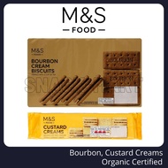M&S Mark & Spencer Bourbon, Custard Cream Biscuits