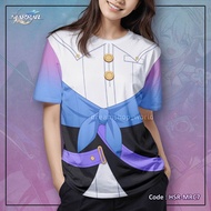 Men's Fullprint T-Shirt Honkai Star Rail March 7th Anime Cosplay CasualWanita